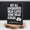 JennyGems Nurse Gifts for Appreciation - Not All Superheroes Wear