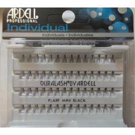 Ardell (LOT OF 10) Ardell Duralash Knotted FLARE MINI Individual Eyelashes Black