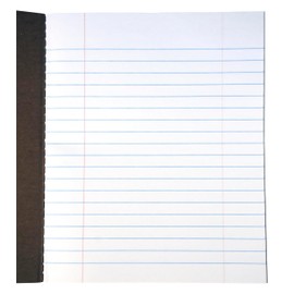 School Smart Stitched Cover Composition Book, Red Margin, 8-1/2 x 7 Inches, 40 Pages