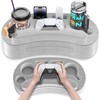LVVIL Couch Cup Holder Pillow Tray with 6 Slots, Gaming