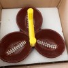 Boston Warehouse Touchdown 3 Section Football Condiment Server bowl Hand