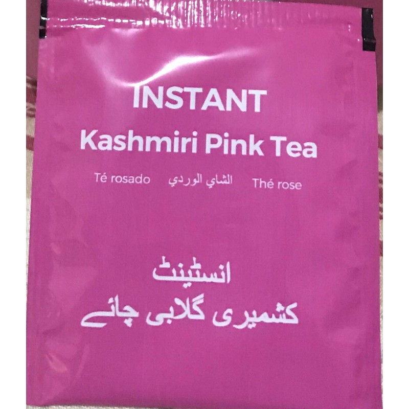 Pink Tea Bags Instanat Kashmiri Tea Three Rivers Brand