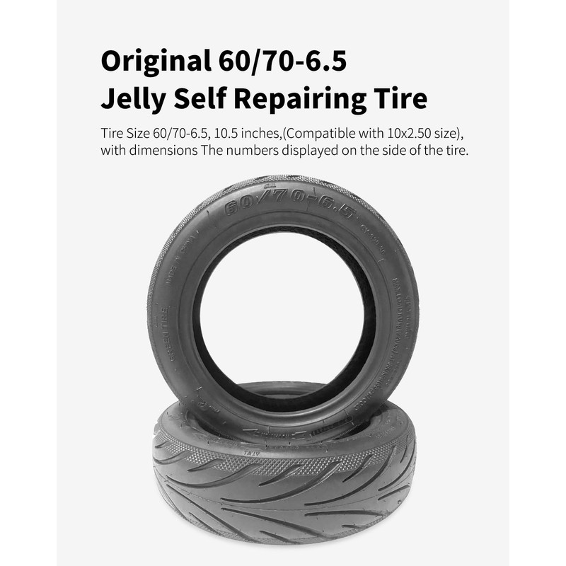 60/70-6.5 Tubeless Tire for Segway Ninebot Max G30P/G30LP Scooter Anti