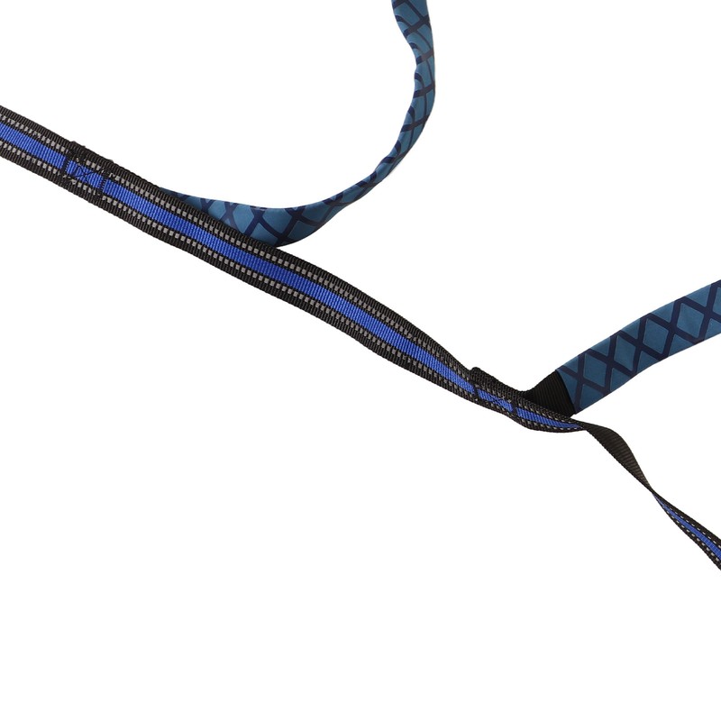 Marine Boat Rope Ladder Boarding Steps with Hooks Nylon Blue