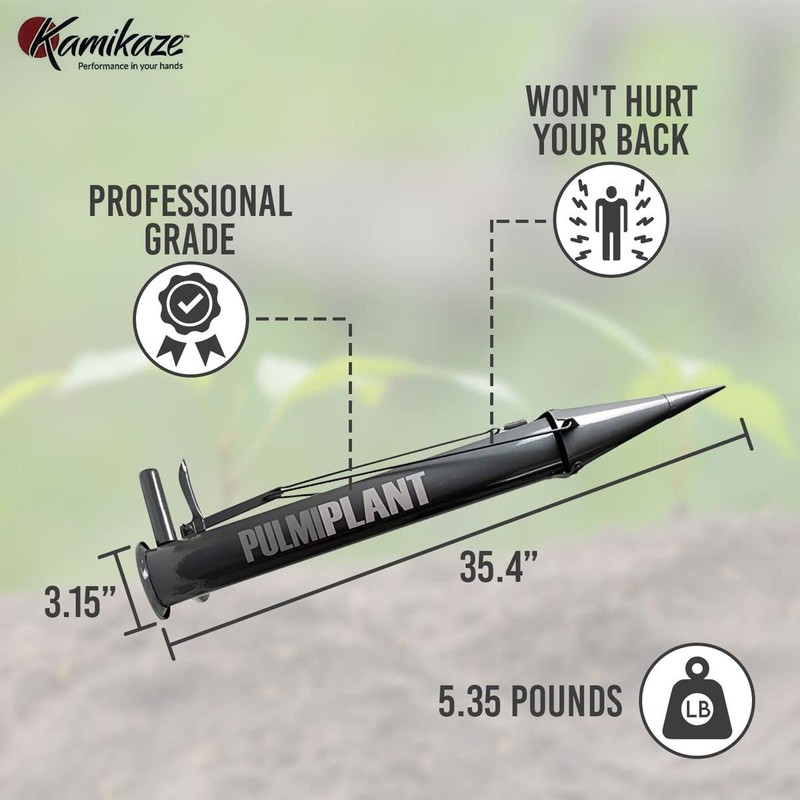 Kamikaze Bulb Planter Tool - Heavy Duty Vegetable Bulb Planter