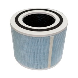 Filter-Monster 4-in-1 True HEPA Replacement Filter Compatible with Levoit Core 300-RF-WS Smoke Remover, 1 Pack