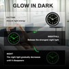 JoFomp Glow in The Dark Clock Wall Decor, 12 Inch