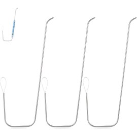 3pcs Clay Bead Spinner Needle, 7 Inch Electric Bead Spinner Kit for Jewelry Making, Beading Hook Suitable for Jewelry Making Bracelets Necklaces and Waist Crafts Gifts for Girls