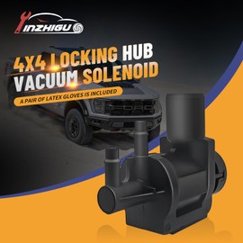 7L1Z-9H465-B 4WD Vacuum Solenoid Purge Valve for 1997-2020 Ford F-150/F-250/F-350/Super Duty, Lincoln Navigator/Expedition - Replaces 9L14-9H465-BA, 6L3Z-9H465A - Auto Hub Lock Repair by YINZHIGUO