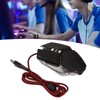 Gaming Mouse Ergonomic Design 4 DPI Adjustable Breathing RBG Backlit