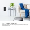 Space Heater 400W PTC Ceramic Heating Small Self Controlled Constant