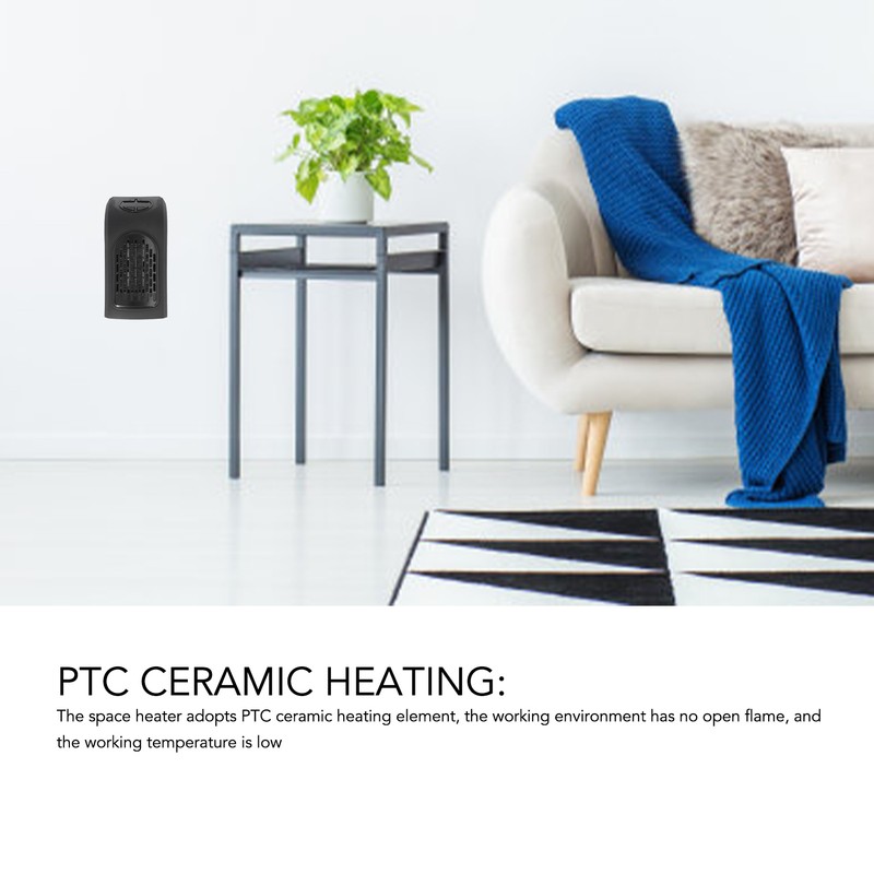 Space Heater 400W PTC Ceramic Heating Small Self Controlled Constant