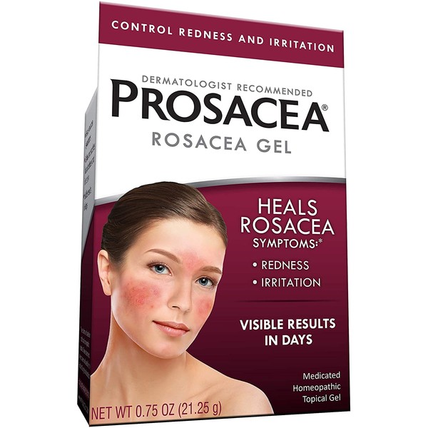 Prosacea Controls Rosacea Symptoms of Redness, Pimples & Irritation, 0.75 Oz