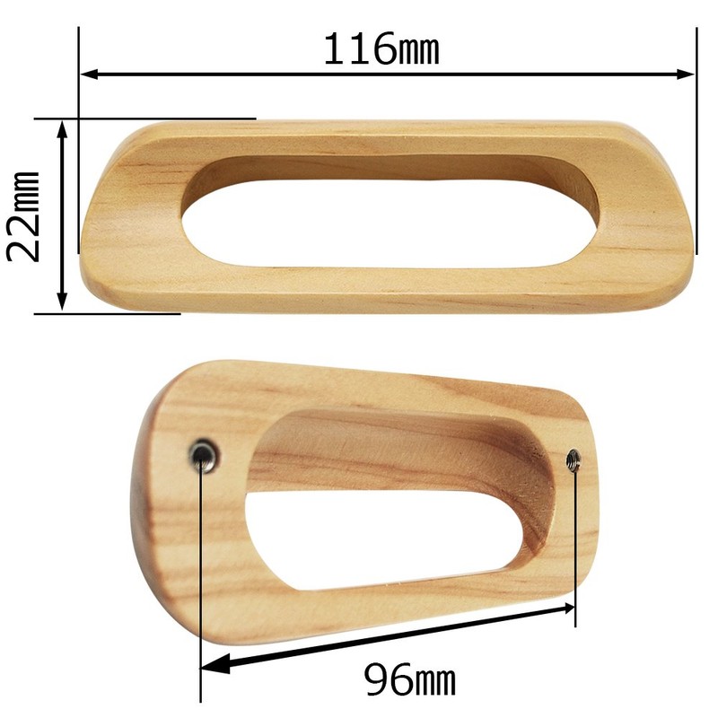 Wake Sangyo TW-009 Wooden Handle Pine 3.8 inches (96 mm)