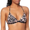 Seafolly Women's Inka Gypsy Action Back Tri Bikini Top, Black,
