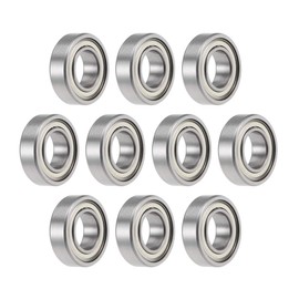 sourcing map MR2010ZZ Deep Groove Ball Bearings 10mm x 20mm x 6mm Double Shielded Chrome Steel P0(ABEC1) 10pcs
