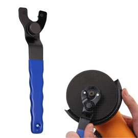 JOYVOX Universal Adjustable Pin Wrench - Angle Grinder Spanner Key with Durable Non-Slip Handle - Compatible with Various Angle Grinders