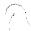 Alex and Ani Enamel Black Dot Chain Necklace