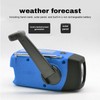 Emergency Hand Crank Radio with LED Flashlight, Portable Weather Radio