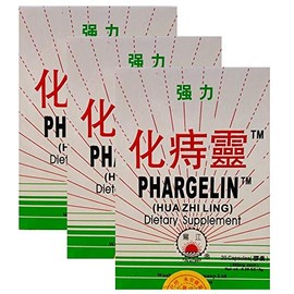 Yin Kong Phargelin, Extra Strength 400mg (20 Capsules) - 3 Boxes