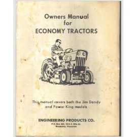Power King 1976 Power King Economy Tractor Owner and Parts List 48 pages