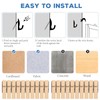 Ripeng 40 Pcs Cubicle Hooks for Fabric Wall, Cubicle Picture