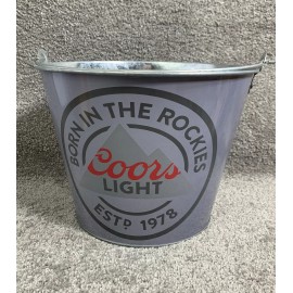Coors Light Born In The Rockies Ice Beer Bucket