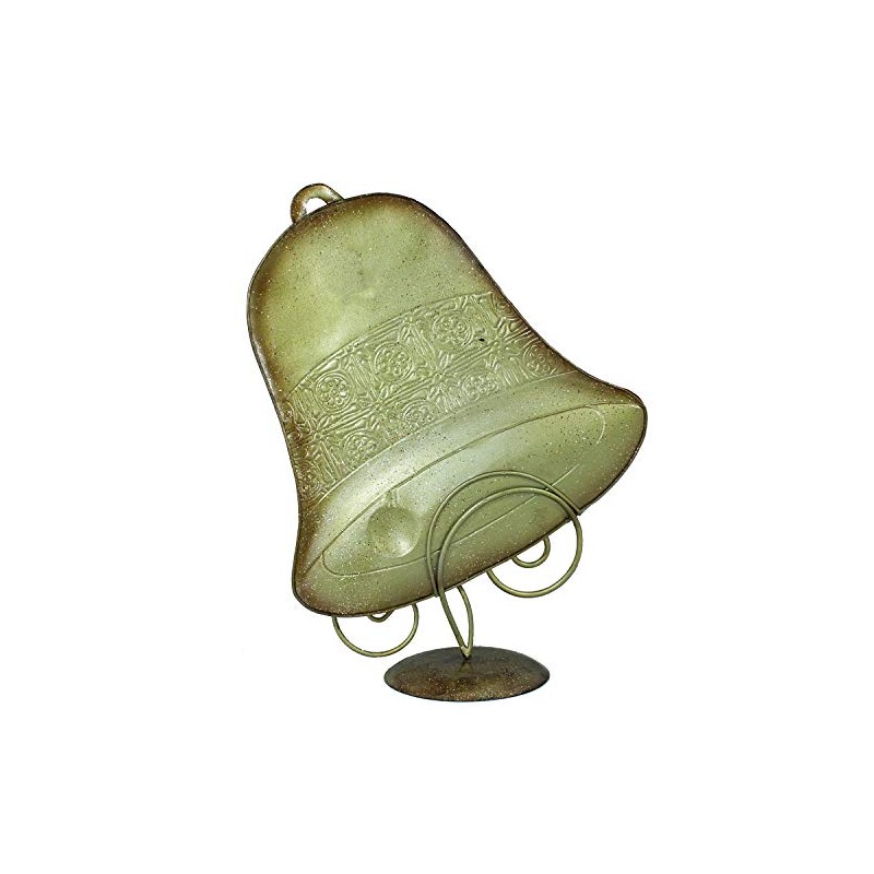 colourliving Decorative Christmas Bell Christmas Decoration Hand-Painted 34 cm High