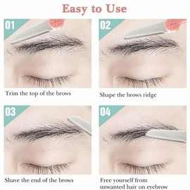 10PCS for Dermaplaning Painless Portable Facial Shaper Eyebrow Brow Razor AU