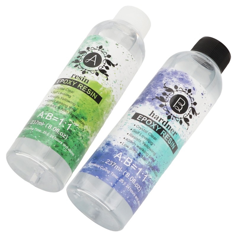 Epoxy Resin Glue Transparent UV Resistant Safe Low Odor DIY