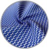 S&W SHLAX&WING Royal Blue Mens Tie and Pocket Square Set