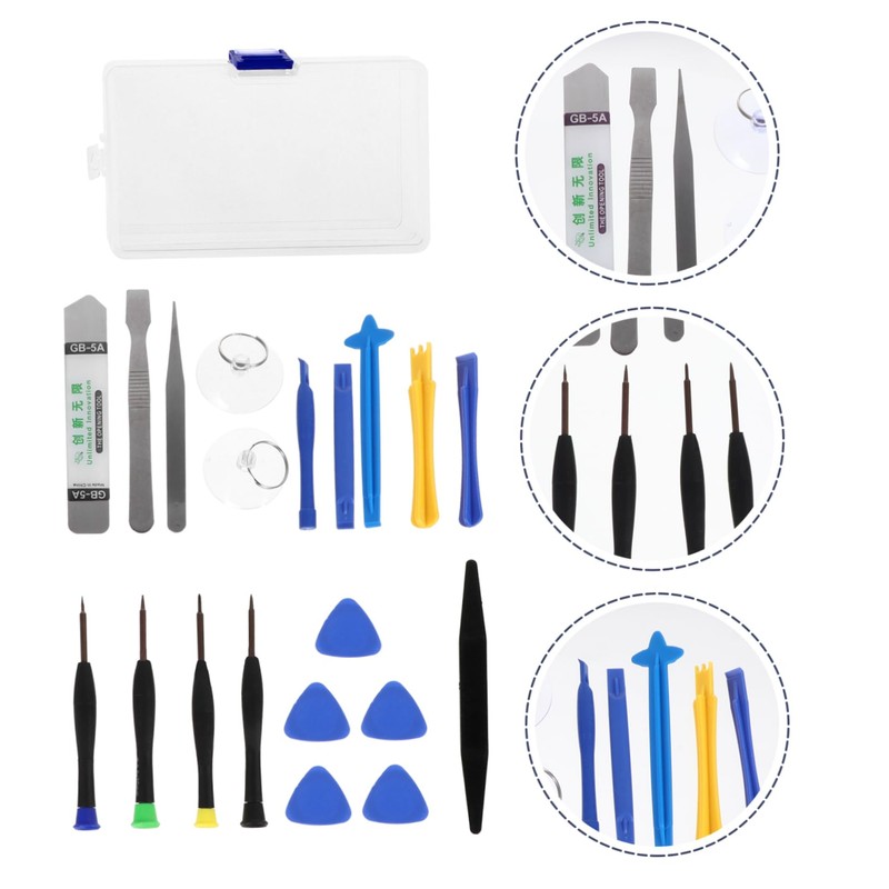 Operitacx 21-in-1 Cell Tool Kit Compatible Watch Electronic Screwdriver Set