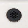 Purelux Grid Drain Strainer Assembly with Overflow for Bathroom Sink,