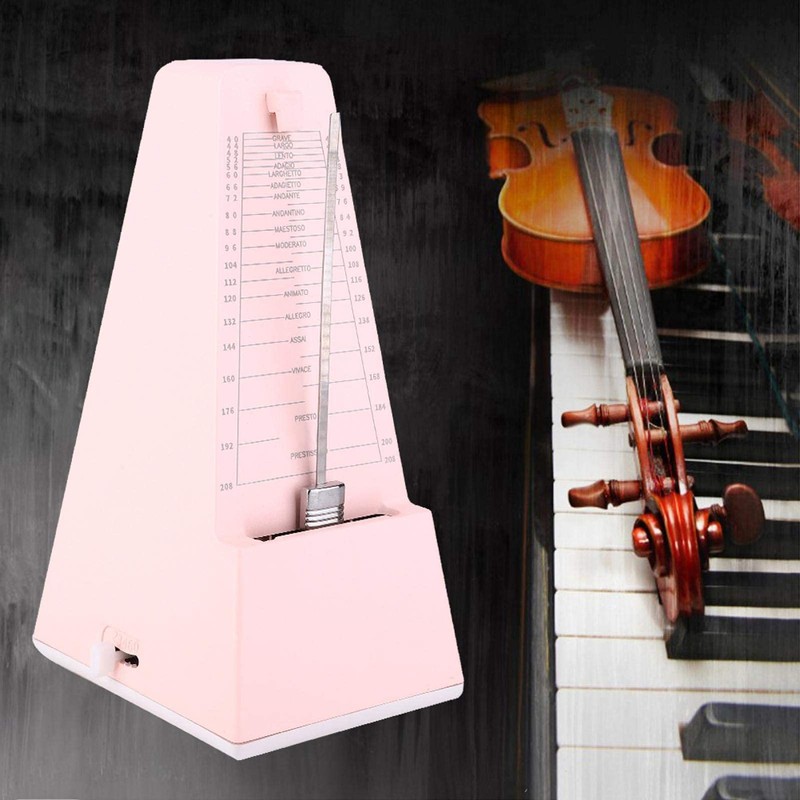 Metal Mechanical Core Metronome Traditional Metronome in Pyramid Style for