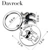 Davrock Cat Keychain Funny Keychains for Women Cat Gifts For