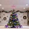 15CM Pink Mini Star Tree Topper - Glitter Star Topper