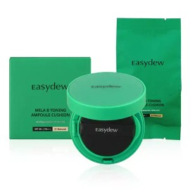 EzyDew 이지듀 기미쿠션 멜라 비 토닝 앰플 쿠션 본품+리필 Easy Dew Gami Cushion Melabi Toning Ampoule Cushion Main Product + Refill [No. 21 Natural]