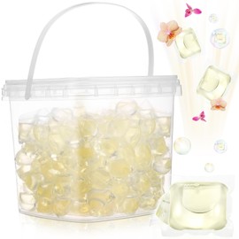 Heigble 150 Count Liquid Laundry Detergent Soap Pods Bulk, Anti Sensitive Laundry Pods Fresh Scented Washing Machine Pod with Container Box Stain Odor Removal Ultra Concentrated(Honey Orchid Scent)