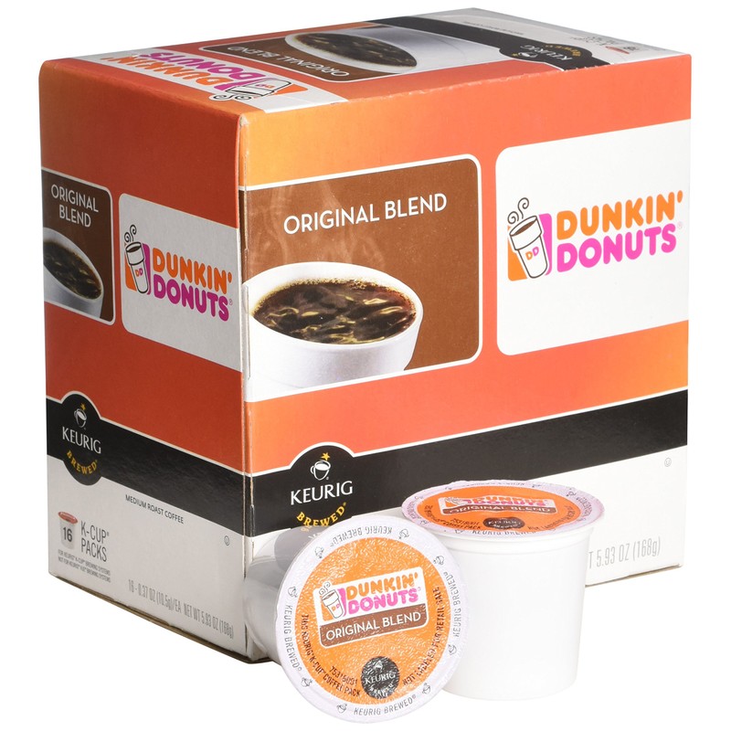 Dunkin Donuts Original Flavor Coffee K-Cups For Keurig K Cup