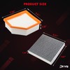 Engine Air Filter & Cabin Air Filter Combo Set Compatible