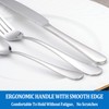 16 Pcs Forks and Spoons Silverware Set,Food Grade Stainless Steel