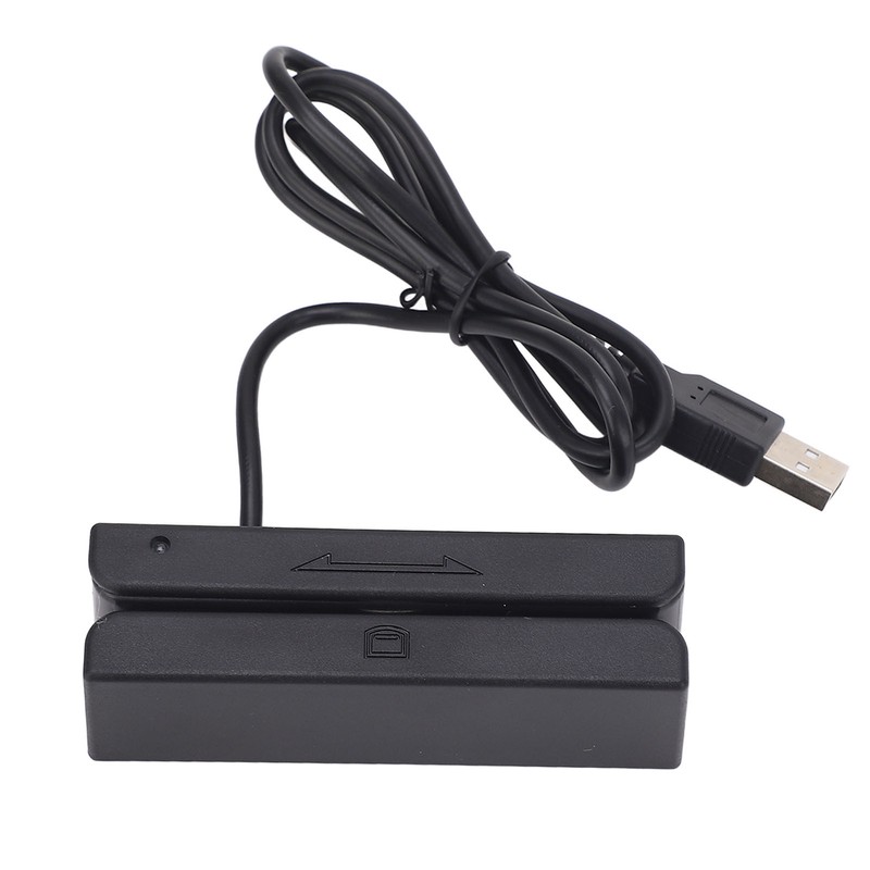 3 Track Magnetic Stripe Card Reader Bidirectional Manual USB Card
