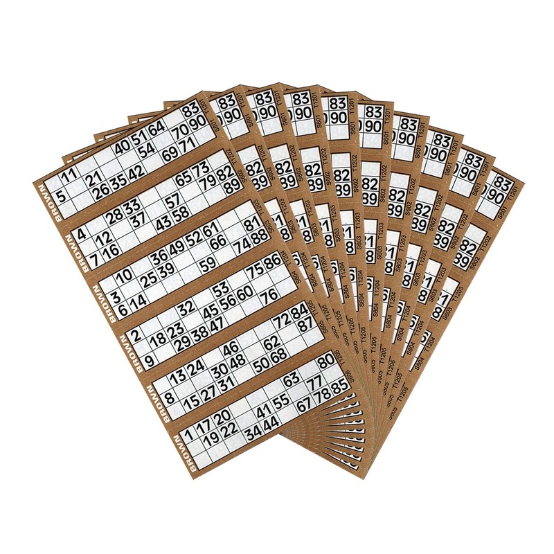 Thomas & Anca Club Supplies Ltd 600 Bingo Tickets -