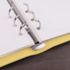 Antner A6 PU Leather Budget Binder Refillable 6 Ring Notebook