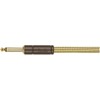 Fender Deluxe Series Coiled Instrument Cable, Straight/Angle, Tweed, 30ft