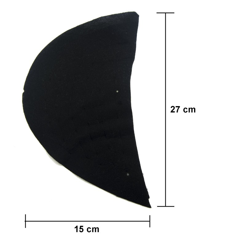 HAND ® Men’s Canvas Lined Shoulder Pads Black, Style 002-2