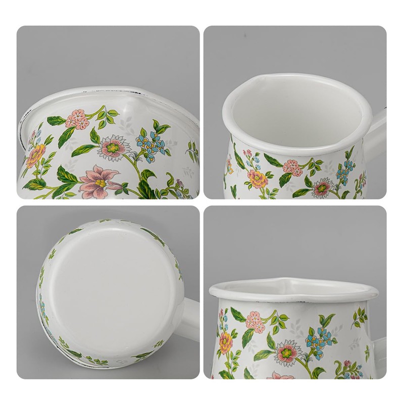 Shoxil Enamel Milk Pot – Small Sauce Pan with Butter