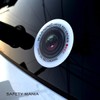 Drive Recorder White Circular Recording in Progress Dashcam Equipped Vehicle