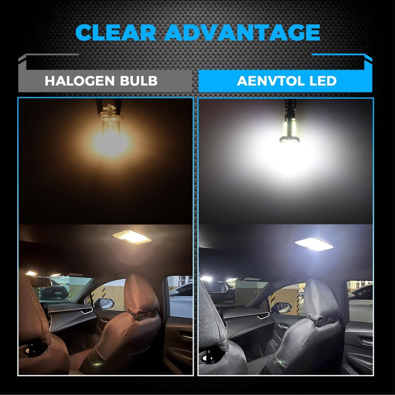 22 Pieces Interior LED Lights Kit + Back Up Reverse