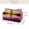 2 Pack Tissue Box Cover Holder, Dye Tie Rectangle Leather